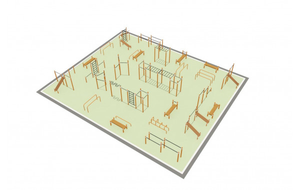 Парковая площадка для Воркаут и WRK Spektr Sport 6_89mm 600_380