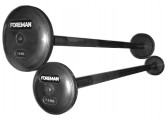 Фиксированная обрезиненная штанга Foreman FP\FB-RUB-EPR\15KG\BK-FM-00