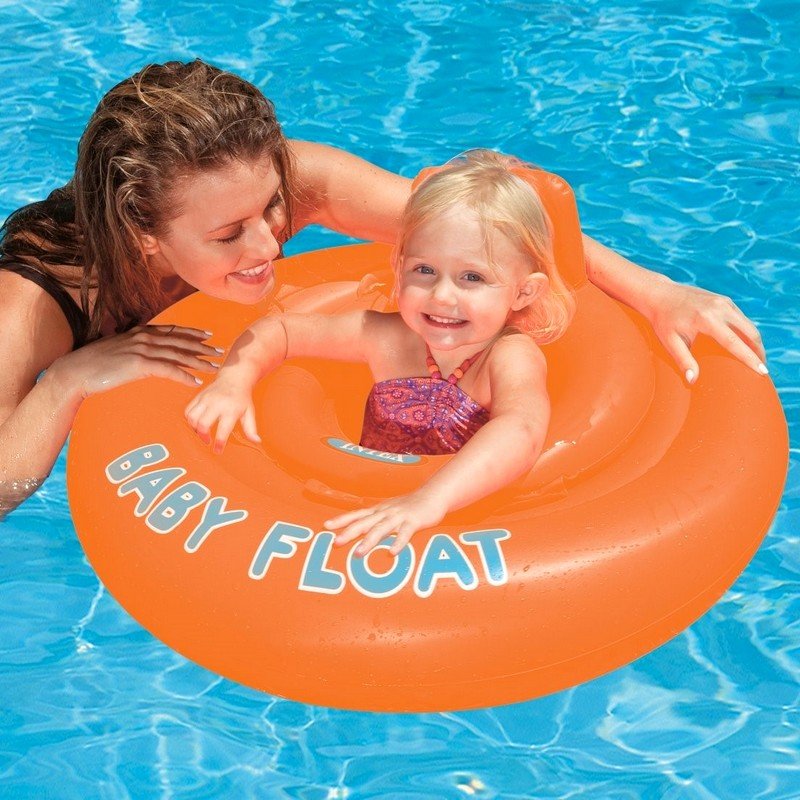 Надувные водные ходунки Intex Baby Float, d76 см 56588 800_800