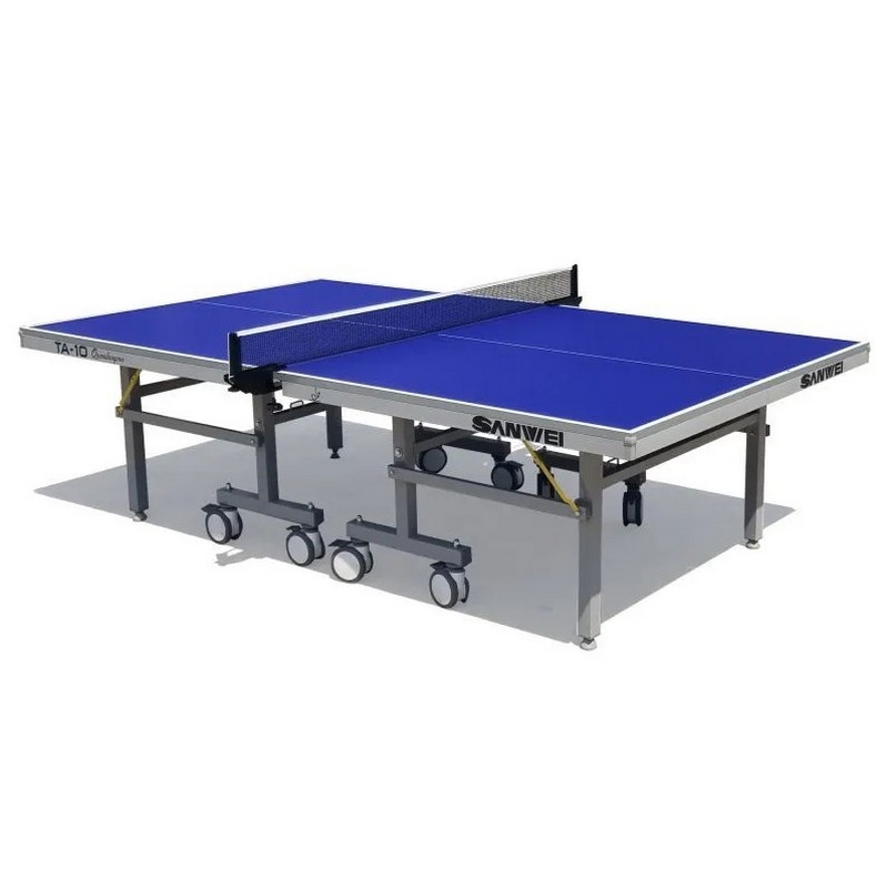 Стол для помещений 25мм Sanwei TA-10 QOMOLANGMA ITTF TA-10Q синий 799_800