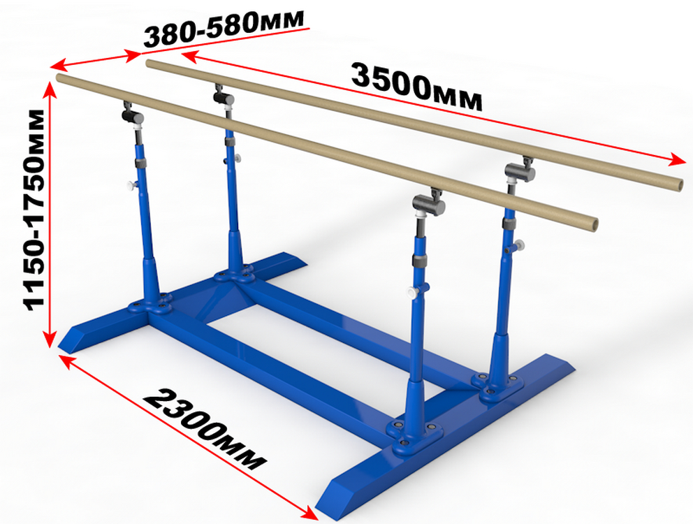 Брусья гимнастичекие мужские классические параллельные Glav 04.105 992_750