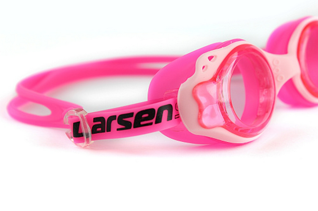 Очки плавательные детские Larsen DS-GG209 soft pink\pink 1201_800