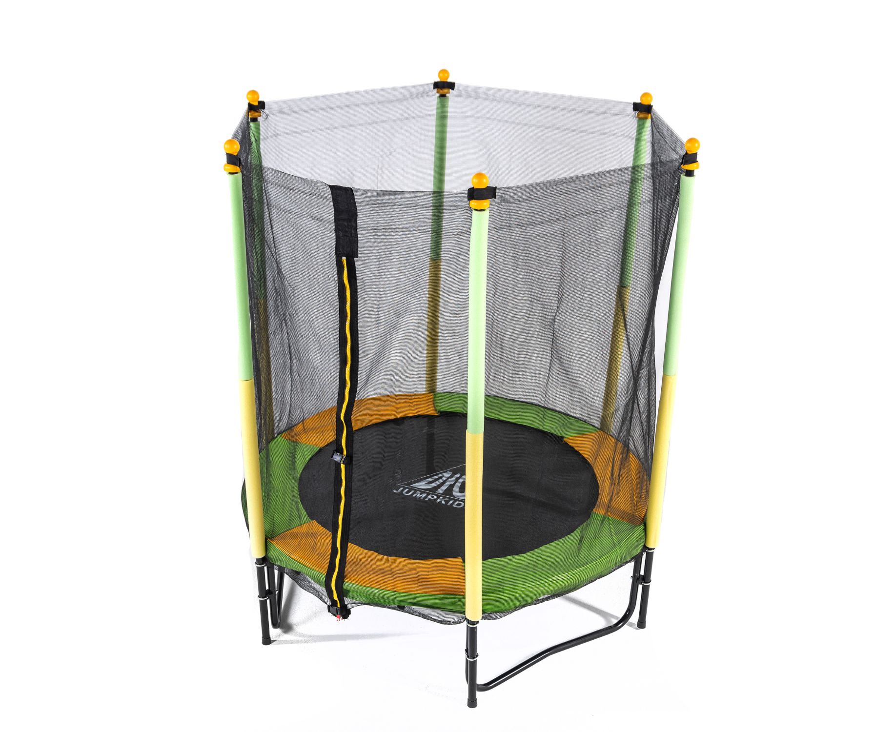 Батут DFC Jump kids 55" (137см) 55INCH-JD-GY зелено-желтый 1834_1500