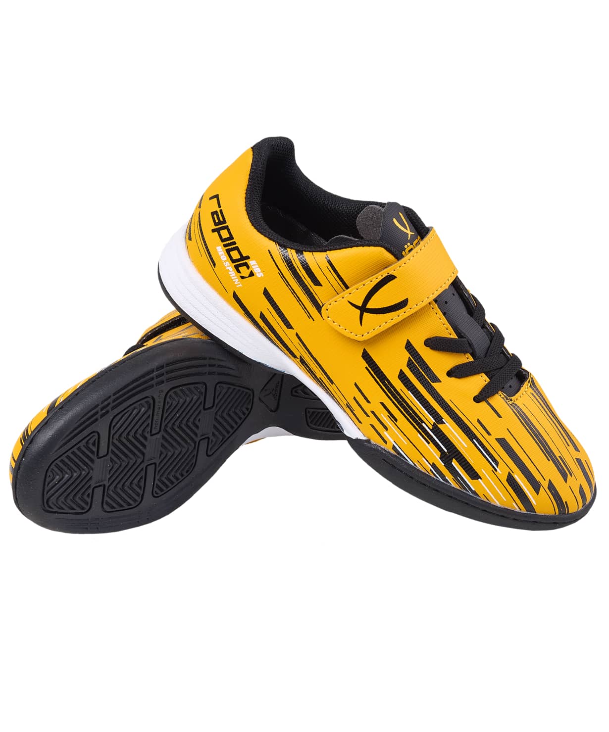 Бутсы зальные Jogel Rapido IN Yellow/black, детский 1230_1479