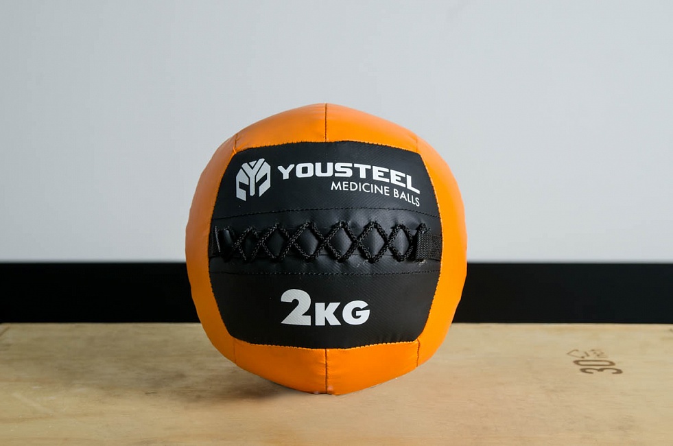 Медбол детский YouSteel 2кг, D254мм 981_650