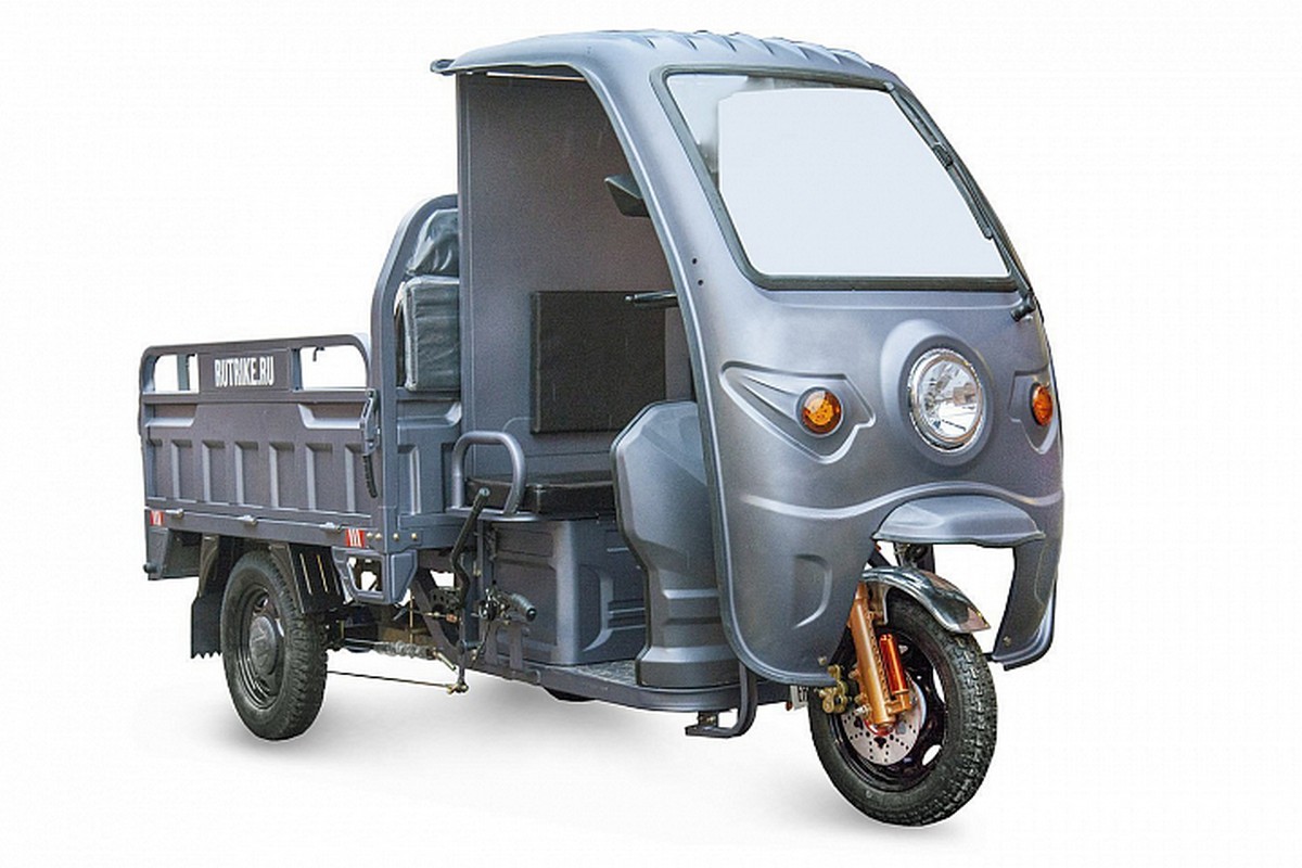 Грузовой электротрицикл RuTrike Глобус 1500 60V/1000W 023370-2646 зеленый 1200_800